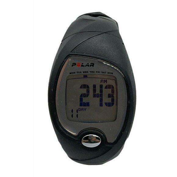 Polar FS3C Dark Gray Fitness Watch Wrist Heart Rate Monitor WR 50M Rubber Band - Picture 1 of 8